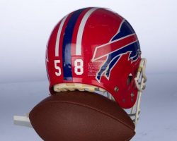 Buffalo Bills helmet. Buffalo Bills helmet.
