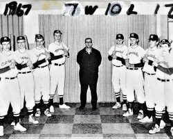 Cardinal Mindszenty High School baseball team, 1967. Cardinal Mindszenty High School baseball team, 1967.