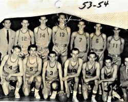 Cardinal Mindszenty High School basketball team, 1953-54. Cardinal Mindszenty High School basketball team, 1953-54.