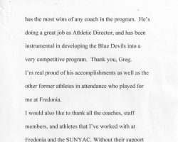 Patrick Damore's CSHOF induction speech. Page 2. February 15, 2010. Patrick Damore's CSHOF induction speech. Page 2. February 15, 2010.