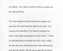 Patrick Damore's CSHOF induction speech. Page 5. February 15, 2010. Patrick Damore's CSHOF induction speech. Page 5. February 15, 2010.