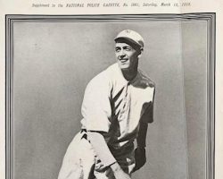 Ray Caldwell from the <em>National Police Gazette</em>. March 13, 1915. Ray Caldwell from the National Police Gazette. March 13, 1915.