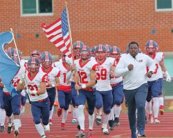 Jehuu Caulcrick and the Southwestern Trojans. <em>Post-Journal</em> photo by Tim Frank. Jehuu Caulcrick and the Southwestern Trojans. Post-Journal photo by Tim Frank.