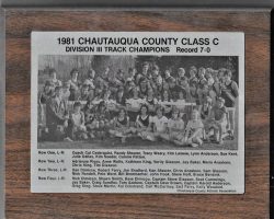 Chautauqua track, 1981. Chautauqua track, 1981.