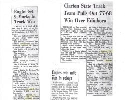 Clarion track articles. Clarion track articles.