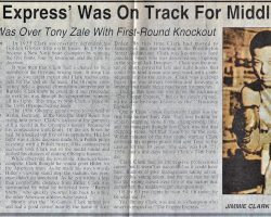 'The Copper Express' Was On Track For Middleweight Title. <em>Post-Journal</em> (Jamestown), September 1994. Clark-P-J-Sep-1994