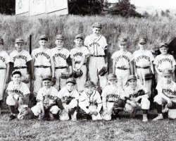 Dick Cole is the tall boy in the back row in this 1958 photo of his Little League team. Dick Cole is the tall boy in the back row in this 1958 photo of his Little League team.