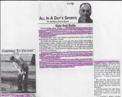 Cole Claims Title For Fourth Time. Page 2. <em>Post-Journal</em> (Jamestown). 2003. Cole Claims Title For Fourth Time. Page 1. 2003.