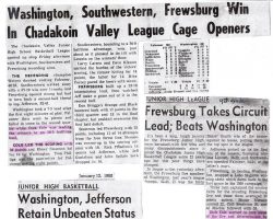 Junior High School basketball articles. Junior High School basketball articles.