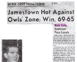 Jamestown High School basketball articles. Jamestown High School basketball articles.