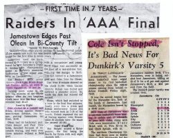 Jamestown High School basketball articles. Jamestown High School basketball articles.