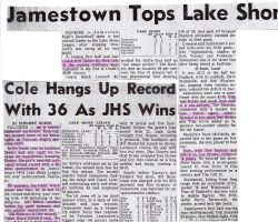 Jamestown High School basketball articles. Jamestown High School basketball articles.