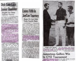 Golf articles. Golf articles.