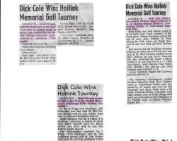 Golf articles. Golf articles.