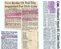 Golf articles. Golf articles.