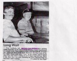 Two Eagles At Finish Pace Cardinale, Cole. <em>Post-Journal</em> (Jamestown). Two Eagles At Finish Pace Cardinale, Cole.