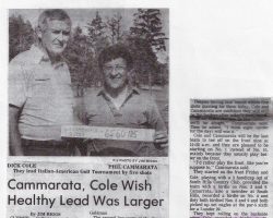 Cammarata And Cole Wish Healthy Lead Was Larger. <em>Post-Journal</em> (Jamestown). Cammarata And Cole Wish Healthy Lead Was Larger.