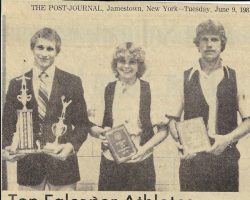 Top Falconer Athletes. <em>Post-Journal</em> (Jamestown), June 9, 1981. Top Falconer Athletes. June 9, 1981.
