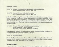 Patrick Damore's resume. Page 3. Circa 1986. Patrick Damore's resume. Page 3. Circa 1986.