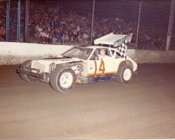 Dick Barton, sportsman, 1976. Dick Barton, sportsman, 1976.