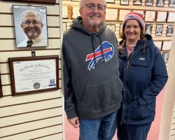 Doug and Jane Kaltenbach visit the CSHOF on January 5, 2025. Doug and Jane Kaltenbach visit the CSHOF on January 5, 2025.