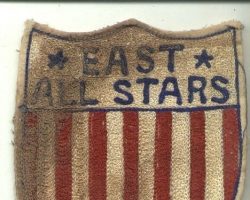 Sam Hammerstrom's East All Stars patch, 1940. Sam Hammerstrom's East All Stars patch, 1940.