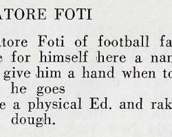 Poem from 1930 Jamestown High School yearbook. Poem from 1930 Jamestown High School yearbook.