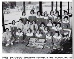 Frewsburg Girls Swimming Team, 1983. Frewsburg Girls Swimming Team, 1983.
