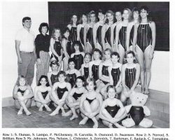 Frewsburg Girls Swimming Team, 1990. Frewsburg Girls Swimming Team, 1990.