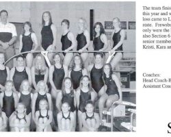 Frewsburg Girls Swimming Team, 2005. Frewsburg Girls Swimming Team, 2005.