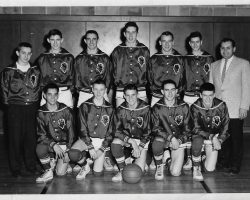 Hammond Central School basketball team, 1955-56. Hammond Central School basketball team, 1955-56.