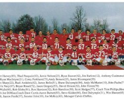 David Hinson, Jamestown High School football team, 1993. David Hinson, Jamestown High School football team, 1993.