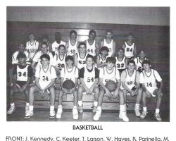 David Hinson, Jefferson Middle School basketball team, 1989-90. David Hinson, Jefferson Middle School basketball team, 1989-90.