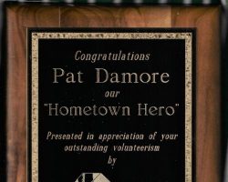 DFT Hometown Hero award. September 2003. DFT Hometown Hero award. September 2003.