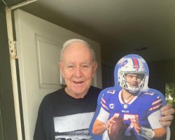 Pete Hubbell with Josh Allen, 2024. Pete Hubbell with Josh Allen, 2024.