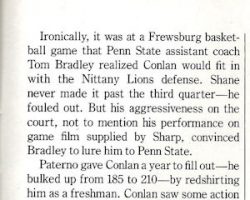 The Hammerhead. Page 53. <em>Inside Sports</em>, January 1989. The Hammerhead. Page 53. January 1989.