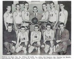 JCC basketball, 1957. JCC basketball, 1957.