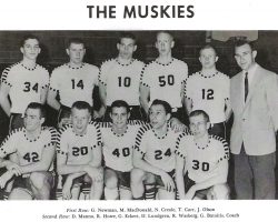 JCC basketball, 1961. JCC basketball, 1961.