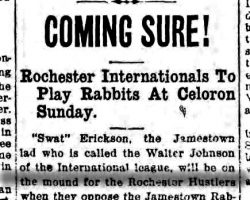 Coming Sure! <em>Jamestown Evening Journal</em>, August 5, 1915. Coming Sure! August 5, 1915.