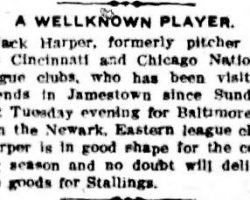 A Wellknown Player. <em>Jamestown Evening Journal</em>, April 25, 1908. A Wellknown Player. April 25, 1908.