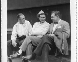 John Jachym, far right, circa 1949, assistant director of minor league operations for Detroit Tigers. John Jachym, far right, circa 1949, assistant director of minor league operations for Detroit Tigers.