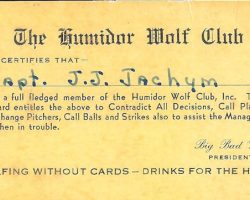 Wolf Club membership card. Wolf Club membership card.