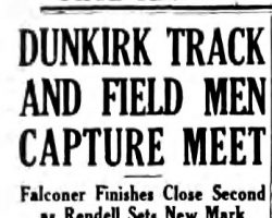 Dunkirk Track And Field Men Capture Meet. <em>Jamestown Evening Journal,</em> June 3, 1935. Dunkirk Track And Field Men Capture Meet. June 3, 1935.