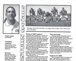 Southwestern Trojans. <em>Post-Journal</em> (Jamestown) Gridiron feature, 2008. Southwestern Trojans. Gridiron feature, 2008.