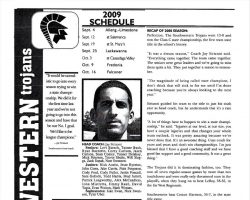 Southwestern Trojans. <em>Post-Journal</em> (Jamestown) Gridiron feature, 2009. Southwestern Trojans. Gridiron feature, 2009.