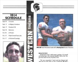 Southwestern Trojans. <em>Post-Journal</em> (Jamestown) Gridiron feature, 2014. Southwestern Trojans. Gridiron feature, 2014.