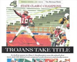 Trojans Take Title. <em>Buffalo News</em>, December 4, 2008. Trojans Take Title. December 4, 2008.