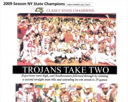 Trojans Take Two. <em>Buffalo News</em>, December 8, 2009. Trojans Take Two. December 8, 2009.