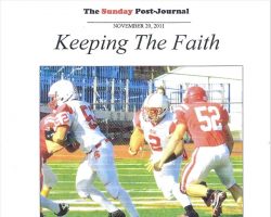 Keeping The Faith. <em>Post-Journal</em> (Jamestown), November 20, 2011. Keeping The Faith. November 20, 2011.