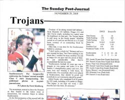Trojans. <em>Post-Journal</em> (Jamestown), November 29, 2009. Trojans. November 29, 2009.
